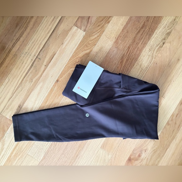 lululemon athletica Pants - Lululemon Wunder Train HR Tights 28” with pockets NWT Sequoia